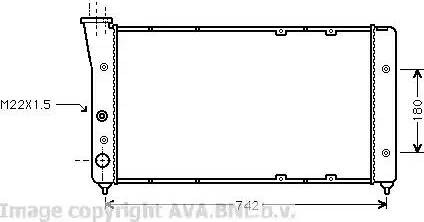 Ava Quality Cooling VW 2091 - Hladnjak, hladjenje motora www.molydon.hr