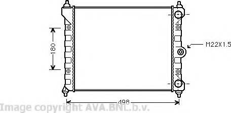 Ava Quality Cooling VW2098 - Hladnjak, hladjenje motora www.molydon.hr