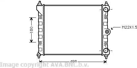 Ava Quality Cooling VW 2092 - Hladnjak, hladjenje motora www.molydon.hr