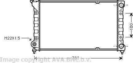 Ava Quality Cooling VW 2066 - Hladnjak, hladjenje motora www.molydon.hr