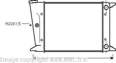 Ava Quality Cooling VW 2004 - Hladnjak, hladjenje motora www.molydon.hr