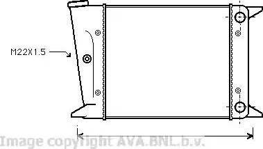 Ava Quality Cooling VW 2002 - Hladnjak, hladjenje motora www.molydon.hr