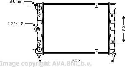 Ava Quality Cooling VW 2084 - Hladnjak, hladjenje motora www.molydon.hr