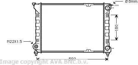 Ava Quality Cooling VW 2085 - Hladnjak, hladjenje motora www.molydon.hr