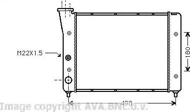 Ava Quality Cooling VW 2083 - Hladnjak, hladjenje motora www.molydon.hr