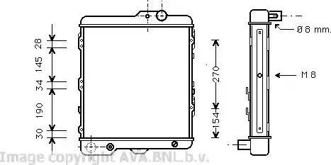 Ava Quality Cooling VW 2035 - Hladnjak, hladjenje motora www.molydon.hr