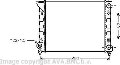 Ava Quality Cooling VW 2070 - Hladnjak, hladjenje motora www.molydon.hr