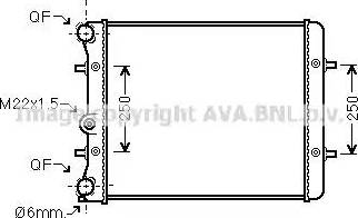 Ava Quality Cooling VW2152 - Hladnjak, hladjenje motora www.molydon.hr