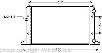 Ava Quality Cooling VW 2160 - Hladnjak, hladjenje motora www.molydon.hr