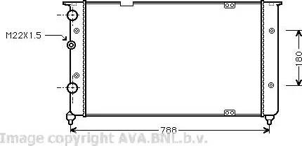 Ava Quality Cooling VW 2103 - Hladnjak, hladjenje motora www.molydon.hr