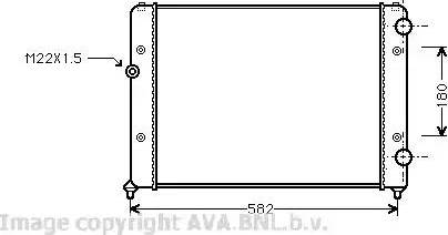 Ava Quality Cooling VWA2119 - Hladnjak, hladjenje motora www.molydon.hr