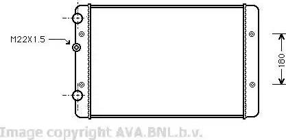 Ava Quality Cooling VW 2131 - Hladnjak, hladjenje motora www.molydon.hr