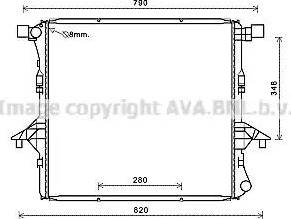 Ava Quality Cooling VW2363 - Hladnjak, hladjenje motora www.molydon.hr