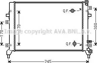 Ava Quality Cooling VW 2295 - Hladnjak, hladjenje motora www.molydon.hr