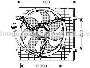 Ava Quality Cooling VW 7506 - Ventilator, hladjenje motora www.molydon.hr