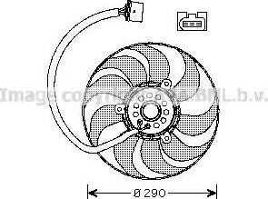 Ava Quality Cooling VW 7522 - Ventilator, hladjenje motora www.molydon.hr