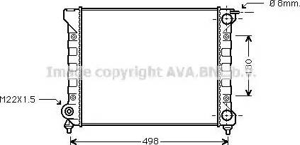 Ava Quality Cooling VWA2047 - Hladnjak, hladjenje motora www.molydon.hr