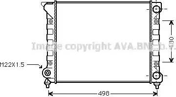 Ava Quality Cooling VWA2070 - Hladnjak, hladjenje motora www.molydon.hr