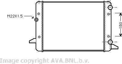 Ava Quality Cooling VWA2120 - Hladnjak, hladjenje motora www.molydon.hr