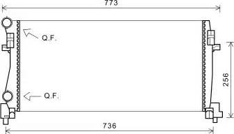 Ava Quality Cooling VWA2340 - Hladnjak, hladjenje motora www.molydon.hr