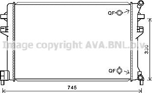 Ava Quality Cooling VWA2383 - Hladnjak, hladjenje motora www.molydon.hr