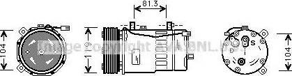 Ava Quality Cooling VWAK046 - Kompresor, klima-Uređaj www.molydon.hr