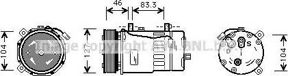 Ava Quality Cooling VWAK050 - Kompresor, klima-Uređaj www.molydon.hr