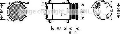 Ava Quality Cooling VW K167 - Kompresor, klima-Uređaj www.molydon.hr