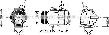 Ava Quality Cooling VWAK302 - Kompresor, klima-Uređaj www.molydon.hr