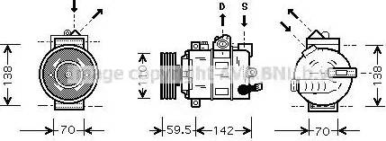 Ava Quality Cooling VWAK258 - Kompresor, klima-Uređaj www.molydon.hr