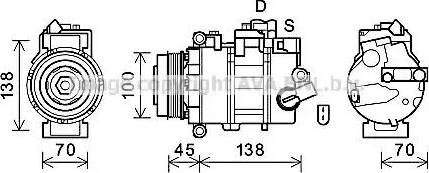 Ava Quality Cooling VWK384 - Kompresor, klima-Uređaj www.molydon.hr