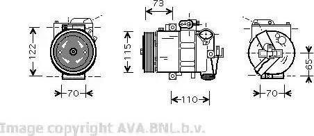 Ava Quality Cooling VW K240 - Kompresor, klima-Uređaj www.molydon.hr