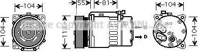 Ava Quality Cooling VW K270 - Kompresor, klima-Uređaj www.molydon.hr