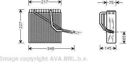 Ava Quality Cooling VW V055 - Isparivač, klima-Uređaj www.molydon.hr