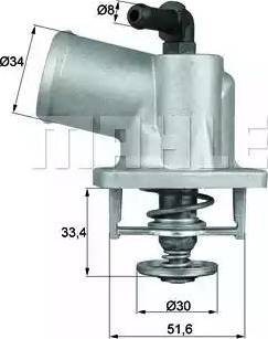 Behr TI 55 92D - Termostat, rashladna tekućinu www.molydon.hr