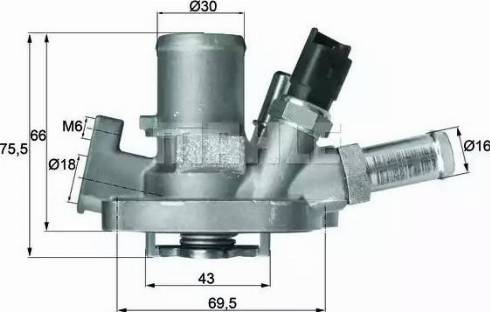 Behr TI 151 80 - Termostat, rashladna tekućinu www.molydon.hr