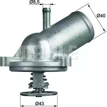 Behr TI 209 87D - Termostat, rashladna tekućinu www.molydon.hr