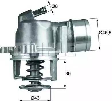 Behr TI 208 87D - Termostat, rashladna tekućinu www.molydon.hr