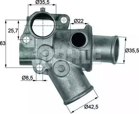 Behr TI 70 80D - Termostat, rashladna tekućinu www.molydon.hr