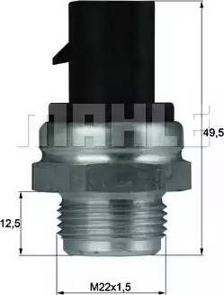 Behr TSW 13D - Prekidač temperature, ventilator radijatora / klima uređaja www.molydon.hr