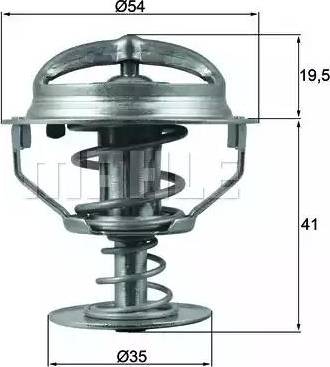 Behr TX 164 82D - Termostat, rashladna tekućinu www.molydon.hr