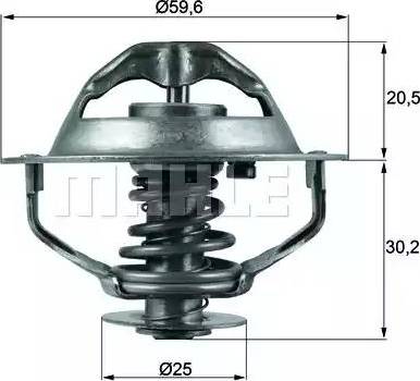 Behr TX 107 90D - Termostat, rashladna tekućinu www.molydon.hr