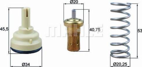 Behr TX 209 80D - Termostat, rashladna tekućinu www.molydon.hr