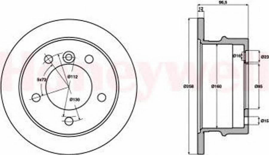 BENDIX 569120 B - Kočioni disk www.molydon.hr