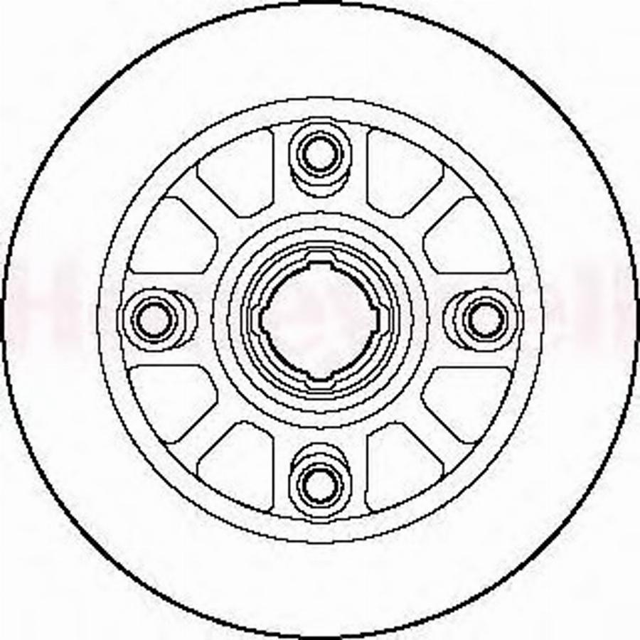 BENDIX 561540B - Kočioni disk www.molydon.hr