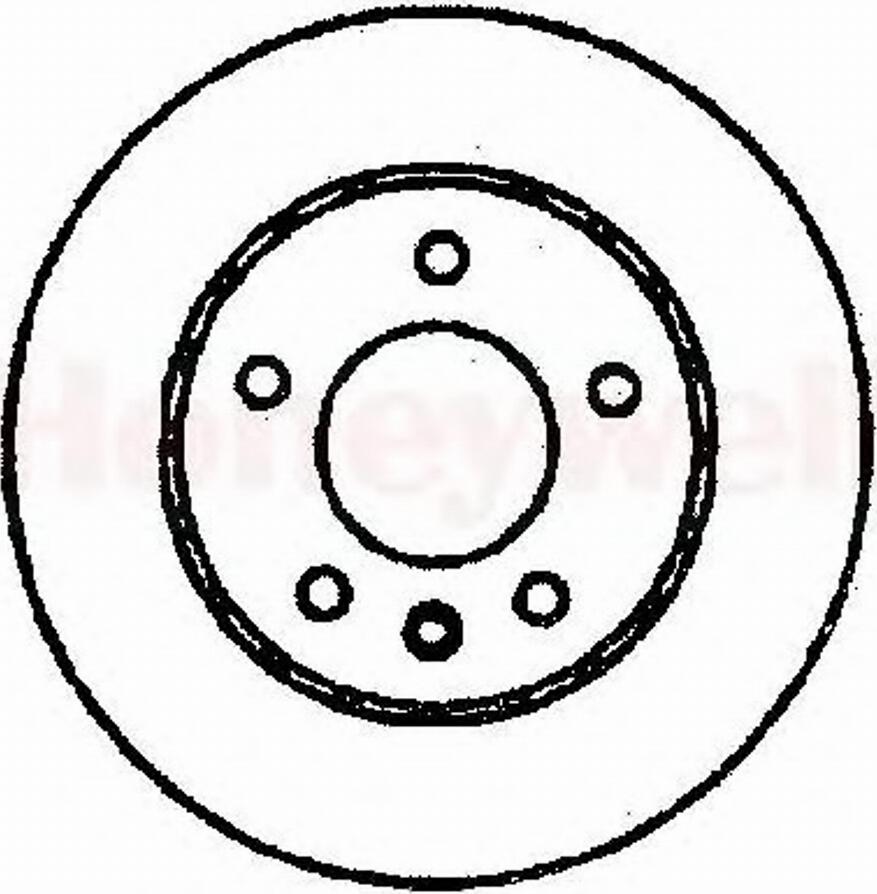 BENDIX 561695B - Kočioni disk www.molydon.hr