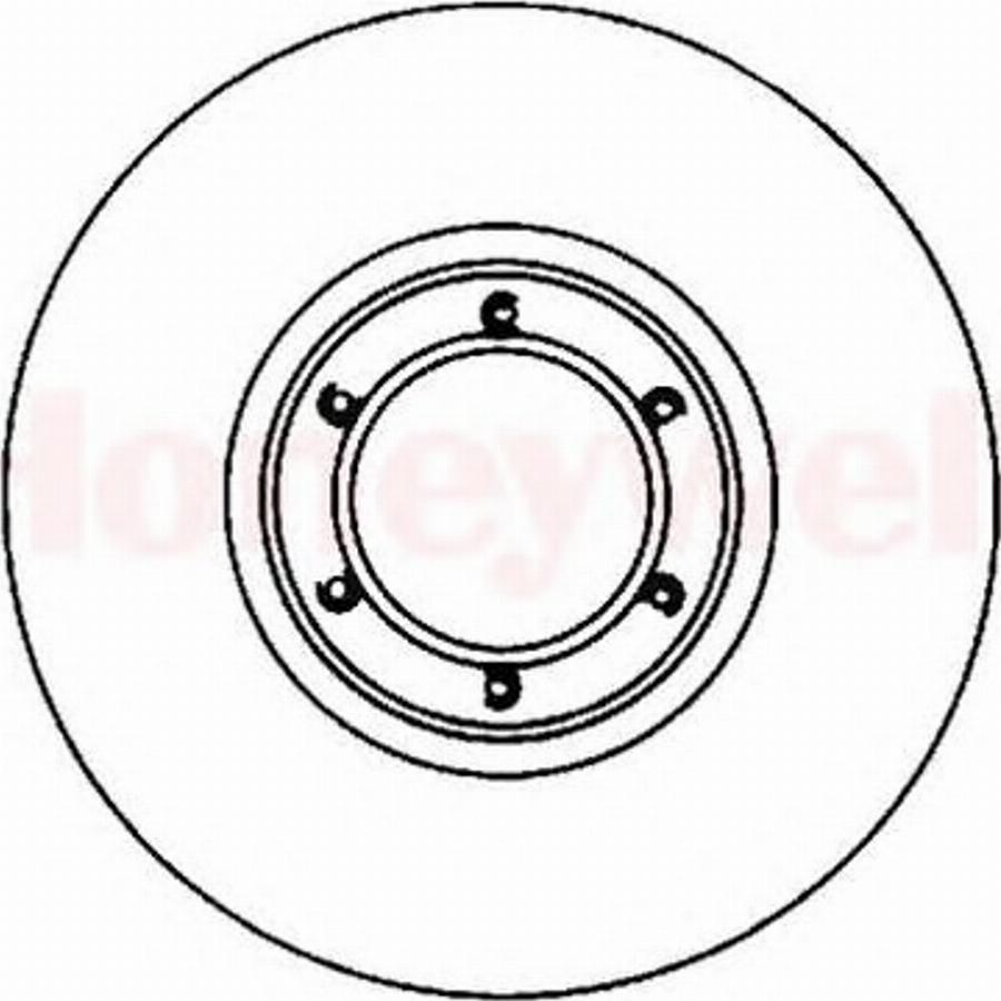 BENDIX 561643B - Kočioni disk www.molydon.hr