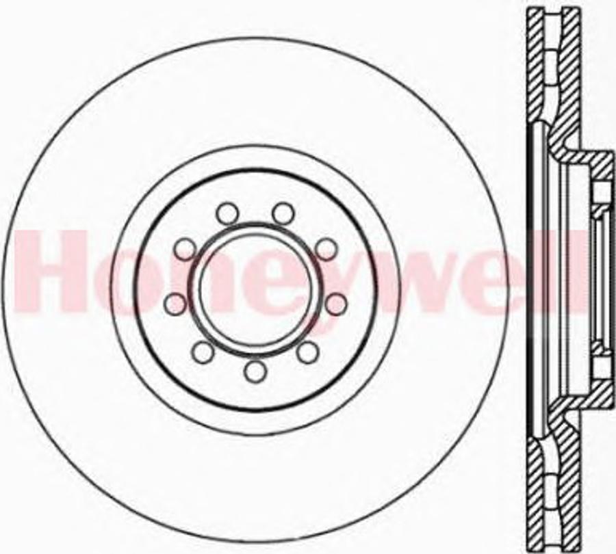 BENDIX 562491B - Kočioni disk www.molydon.hr