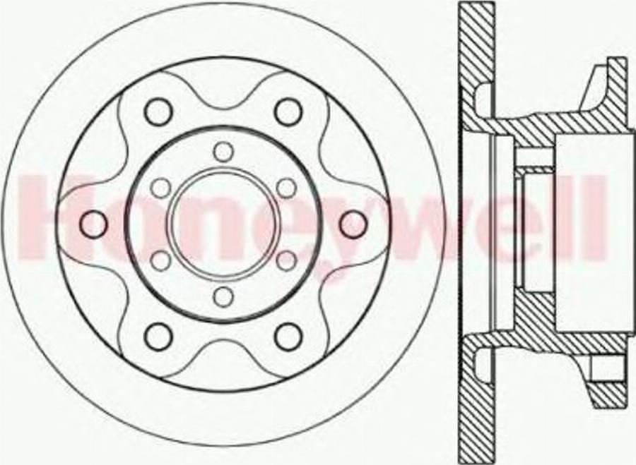 BENDIX 562493B - Kočioni disk www.molydon.hr