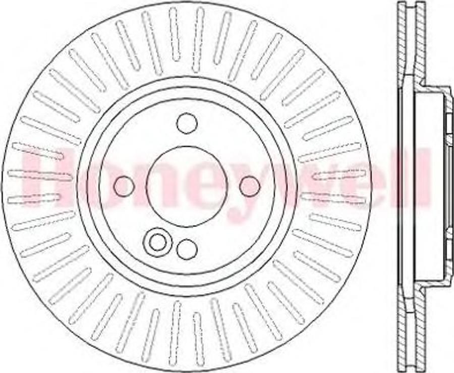 BENDIX 562444B - Kočioni disk www.molydon.hr